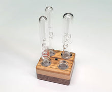 Load image into Gallery viewer, TT03 "Turntable" Stand - Purple Heart, Beech & Walnut