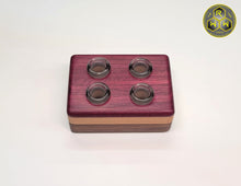 Load image into Gallery viewer, TT03 "Turntable" Stand - Purple Heart, Beech & Walnut
