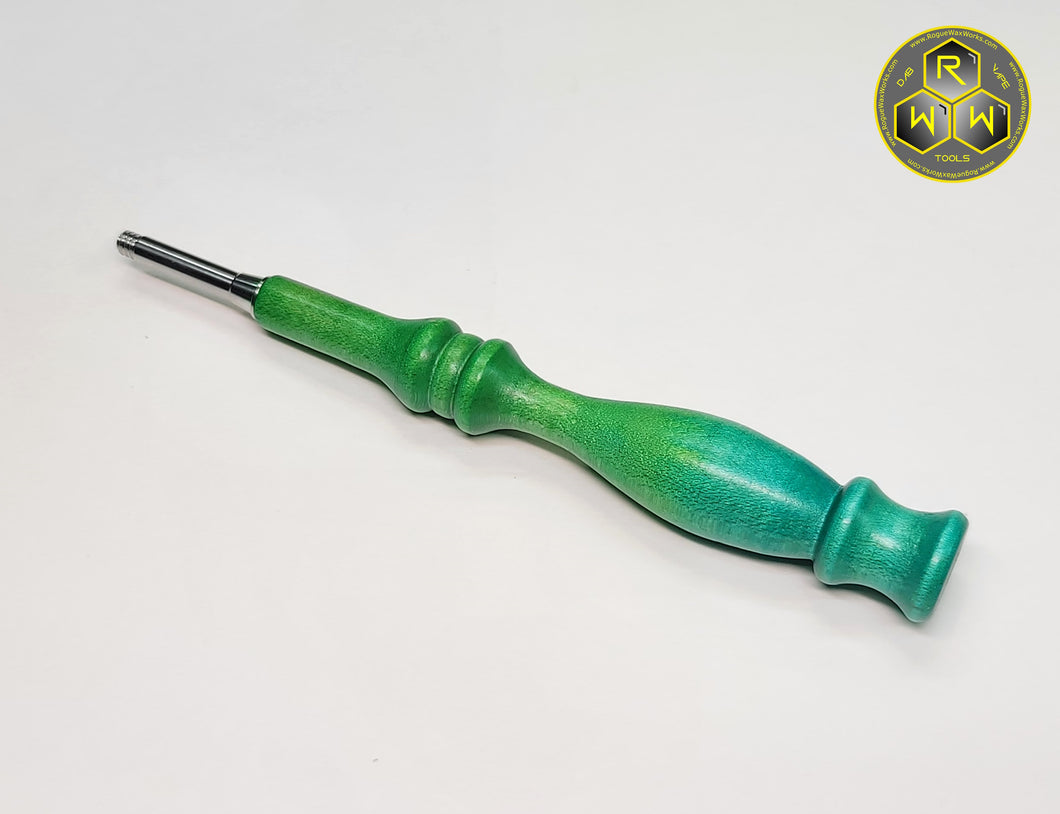 BVH17 Clear Coated Dyed Beech Wood Ball Vape Handle