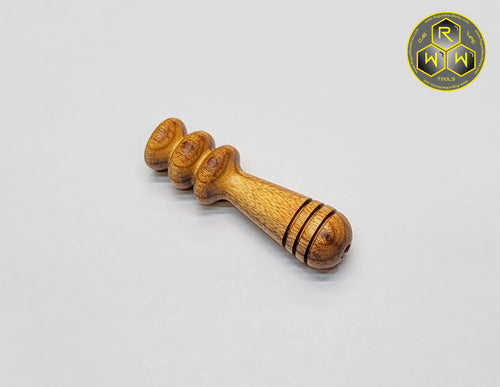 CH01 Hand Turned Canay Wood Coil Handle