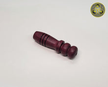 Load image into Gallery viewer, CH03 Hand Turned Purple Heart Wood Coil Handle