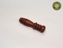 Load image into Gallery viewer, CH05 Hand Turned Leopard Wood Coil Handle