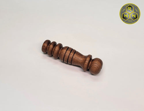 CH06 Hand Turned Walnut Wood Coil Handle