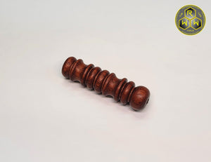 CH10 Hand Turned Jacoba Wood Coil Handle