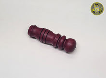 Load image into Gallery viewer, CH06 Hand Turned Purple Heart Coil Handle