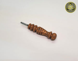 BVH01 Hand Turned Bocote Wood Ball Vape Handle - Chonky Boy