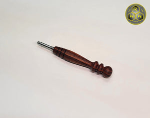 BVH15 Hand Turned Cocobolo Wood Ball Vape Handle - Slim Thick