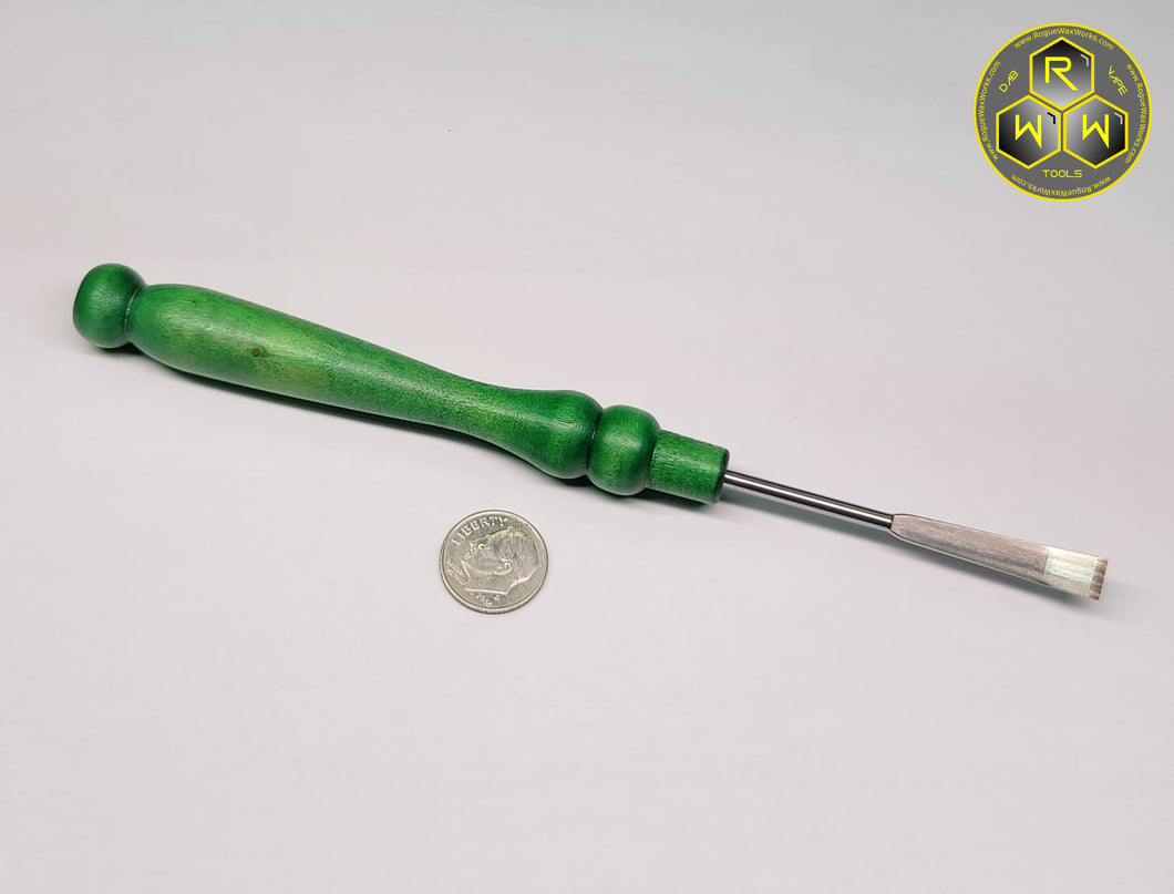 RC18 Green Bent Straight Tip Dab Tool