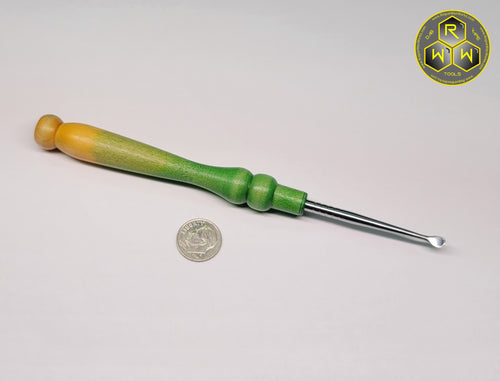 RC22 Yellow & Green Mini Scoop Tip Dab Tool