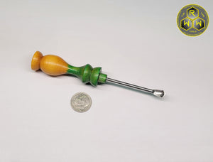 RC31 Green & Yellow Scoop Tip Dab Tool