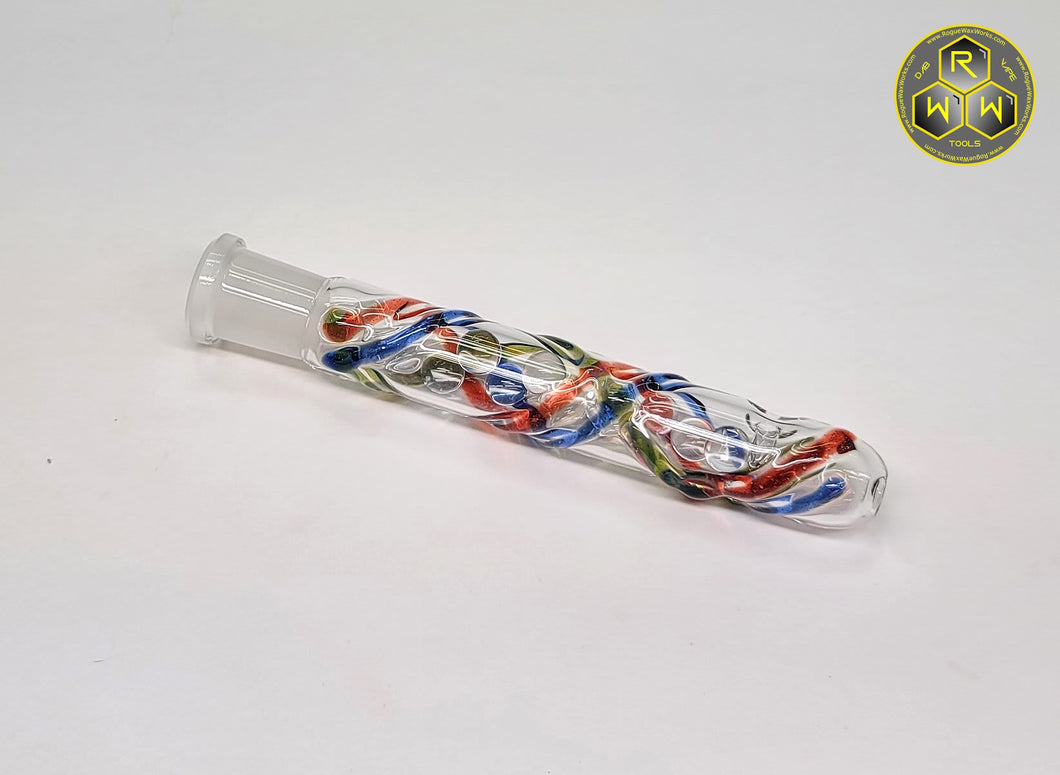 CS08 Heady Quartz Bead Filled Cooling Stem - No Carb, 14mm - Regular Glass
