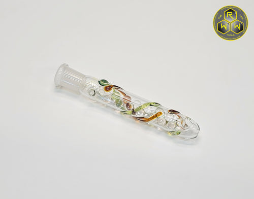 CS07 Heady Dimpled Cooling Stem - With Carb, 14mm, Regular Glass