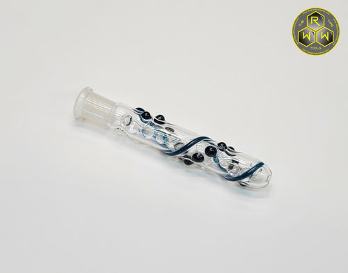 CS08 Heady Dimpled Cooling Stem - With Carb, 14mm, Regular Glass