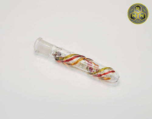 CS09 Heady Dimpled Cooling Stem - With Carb, 14mm, Regular Glass
