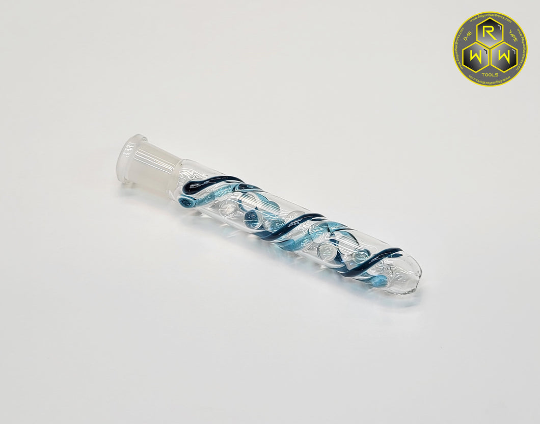 CS10 Heady Dimpled Cooling Stem - No Carb, 14mm, Regular Glass