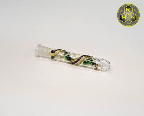 CS07 Heady Dimpled Cooling Stem - No Carb, 14mm, Tapered/Flat MP