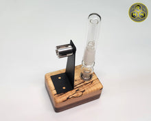 Load image into Gallery viewer, WS10 Wireless Coil Stand - Walnut &amp; Spalted Tamarind and 14mm Glass Fitting