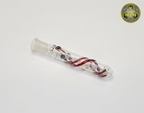 CS14 Heady Dimpled Cooling Stem - With Carb, 14mm, Regular Glass