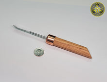 Load image into Gallery viewer, NW45Oak &amp; Copper Hand Shaped Handle Dabber with Lab Stainless Tip