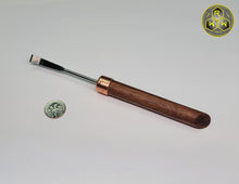 Load image into Gallery viewer, NW52 Walnut &amp; Copper Hand Shaped Handle Dabber with Lab Stainless Tip