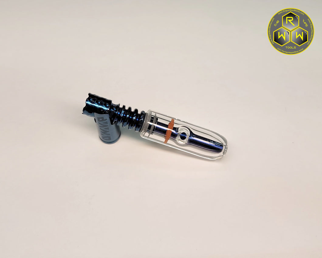 DVS08 Mini Glass Vapcap Stem with XXL Condenser - Gold, Blue or Lavender