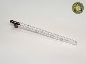 DVS06  Vapcap Glass Stem with Dimples - 7 Inches