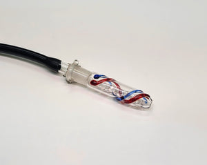 CS02 Heady Glass Whip MP - Quartz Beads