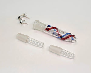 CS05 Heady Glass Whip MP - Quartz Beads