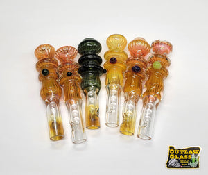 TMSOG04 Heady Quartz Bead Filled Tinymight Stem From Outlaw Glass