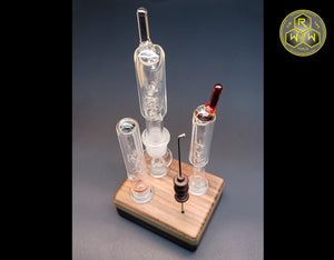 ST03 "Turntables" Walnut & Beech Wood 14mm Stand