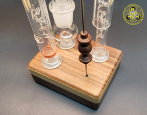 ST02 "Turntables" Zebra, Maple & Sepele Wood 14mm Stand