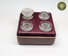 Load image into Gallery viewer, ST01 &quot;Turntables&quot; Purple Heart, Maple &amp; Sepele Wood 14mm Stand
