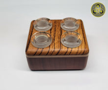 Load image into Gallery viewer, ST02 &quot;Turntables&quot; Zebra, Maple &amp; Sepele Wood 14mm Stand