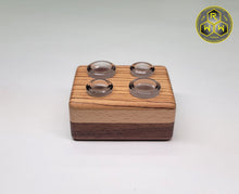 Load image into Gallery viewer, TT01 "Turntable" Stand - Zebra, Beech &amp; Walnut