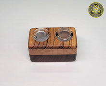 Load image into Gallery viewer, TT02 &quot;Turntable&quot; Stand - Zebra, Beech &amp; Walnut