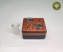 Load image into Gallery viewer, TT13 &quot;Turntable&quot; Stand - Leopardwood, Beech, Walnut &amp; Matching Scoop