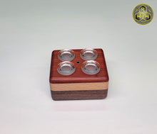 Load image into Gallery viewer, TT15 &quot;Turntable&quot; Stand - Padauk, Beech, Walnut &amp; Matching Scoop