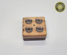 Load image into Gallery viewer, TT03 &quot;Turntable&quot; Stand - Spalted Tamarind, Beech &amp; Walnut