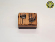Load image into Gallery viewer, TT07 &quot;Turntable&quot; Stand - Zebra, Beech &amp; Walnut