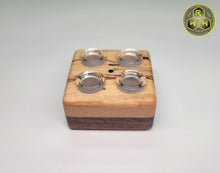 Load image into Gallery viewer, TT06 &quot;Turntable&quot; Stand - Spalted Tamarind, Beech &amp; Walnut