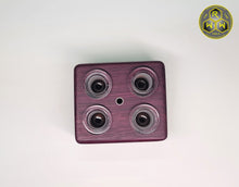 Load image into Gallery viewer, TT09 &quot;Turntable&quot; Stand - Purple Heart, Beech &amp; Walnut