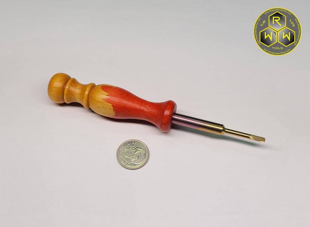 RC53 Yellow & Red Titanium Tip Dab Tool