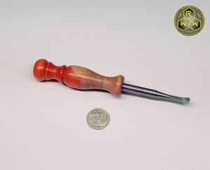 RC57 Pink & Red Titanium Tip Dab Tool
