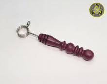 Load image into Gallery viewer, WH01 Hand Turned Purple Heart Wood Wireless Vaporizer Handle