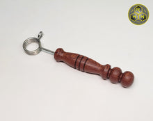 Load image into Gallery viewer, WH02 Hand Turned Leopard Wood Wireless Vaporizer Handle