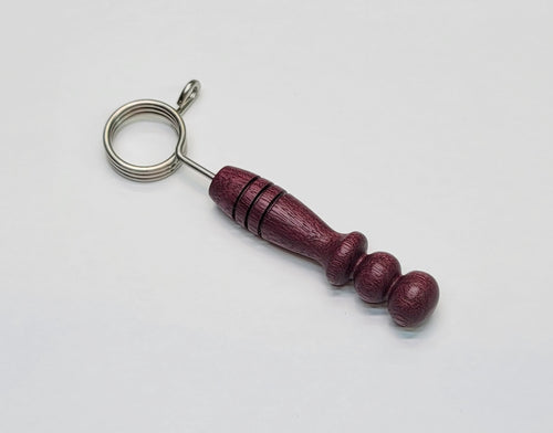 WH10 Hand Turned Purple Heart Wireless Vaporizer Handle