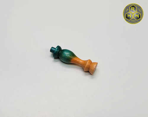 WH03 Clear Coated Dyed Beech Wood Wireless Vaporizer Handle