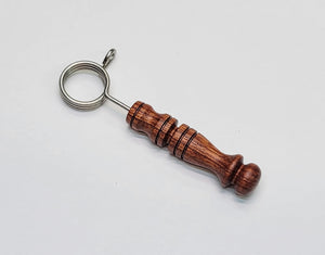 WH28 Hand Turned Bubinga Wood Wireless Vaporizer Handle