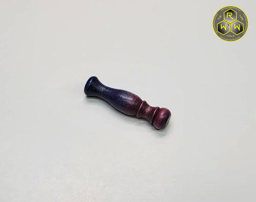 WH06 Clear Coated Dyed Beech Wood Wireless Vaporizer Handle