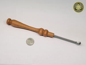 NW40 Cherry Wood Handle Dabber, Dab Tool With Scoop Tip